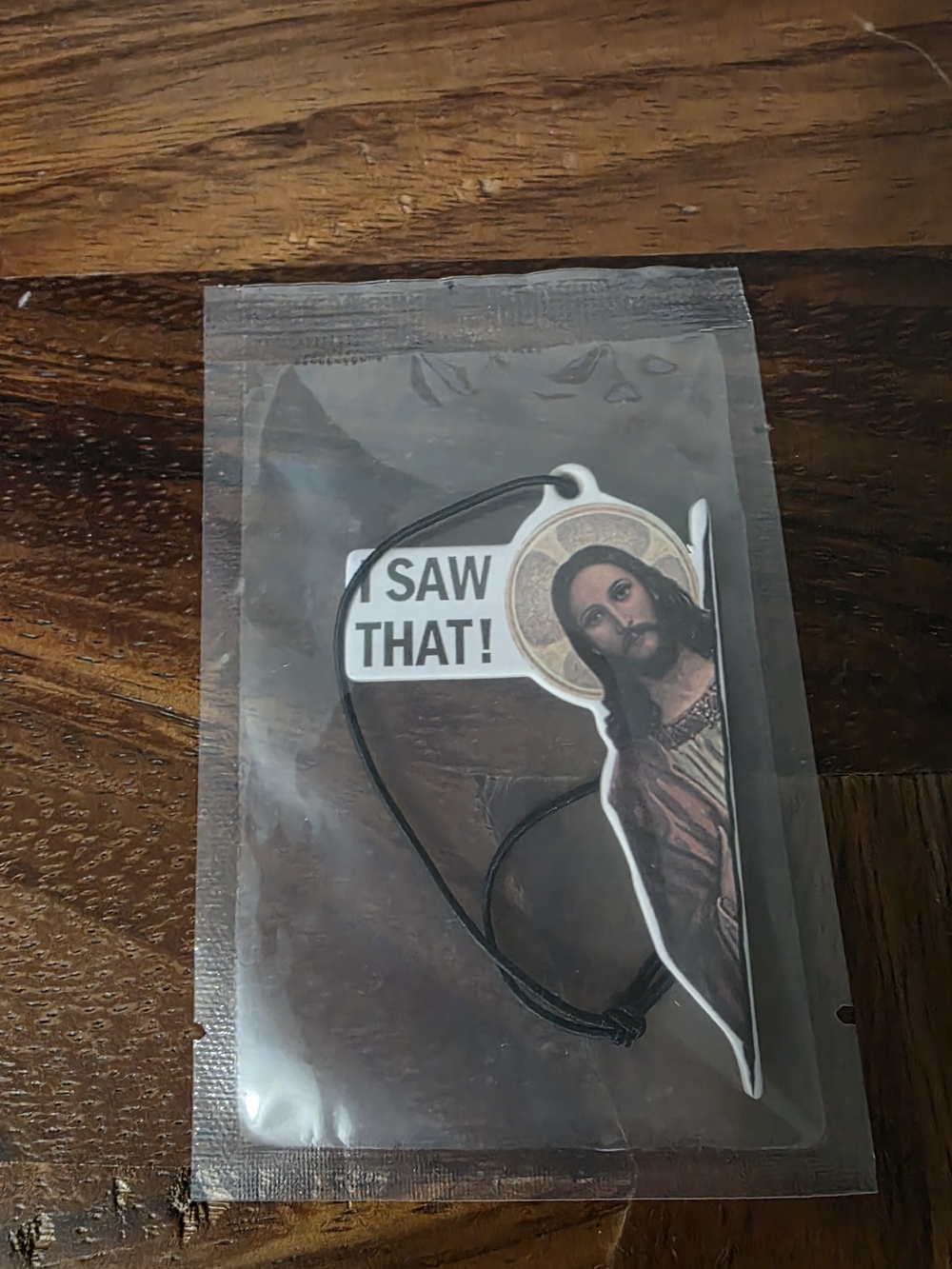 Nwt Jesus 'I Saw That!' Car Air Freshner
